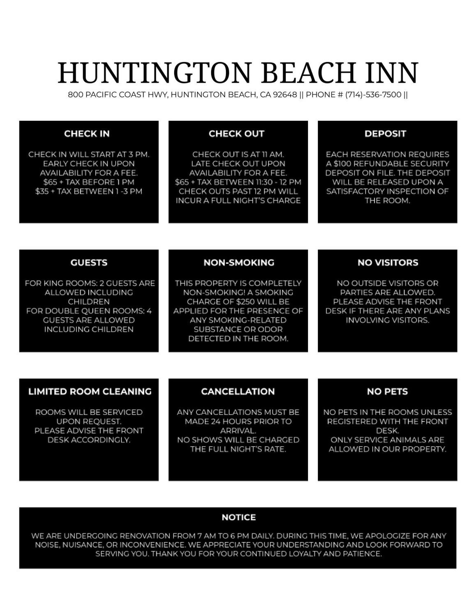 Huntington Beach Inn Exteriér fotografie